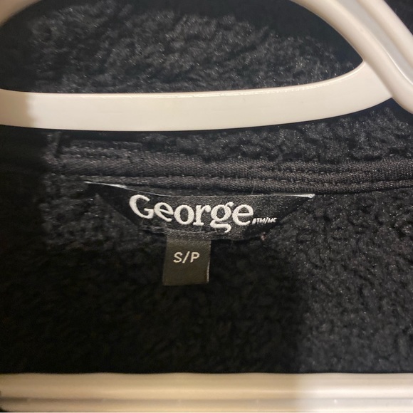 George Fuzzy Zippered Sweater EUC Small - Picture 2 of 3